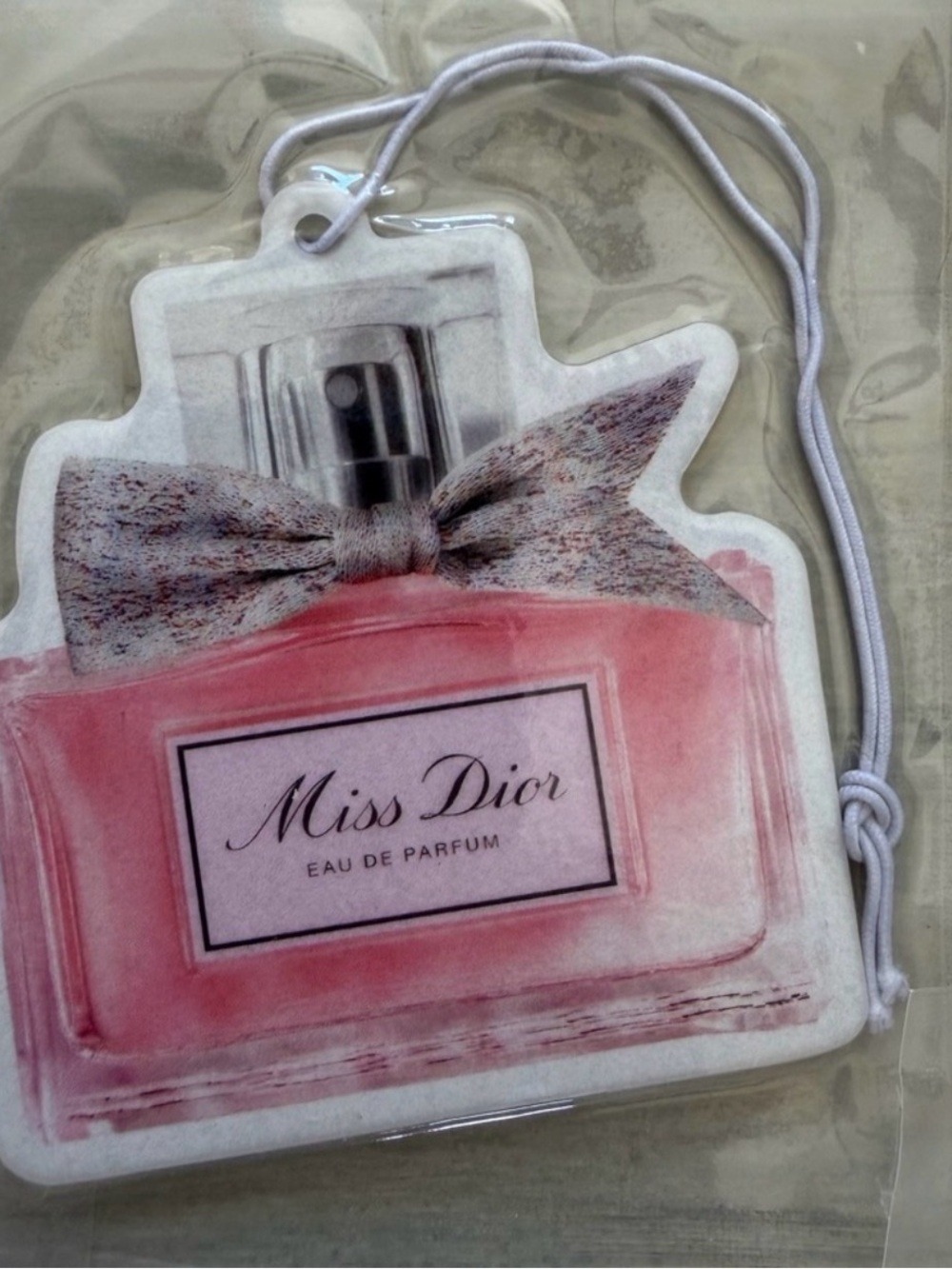 Designer-Inspired Pink Perfume Bottle Air Freshener | Floral & Sweet Scent - Picture 3 of 4